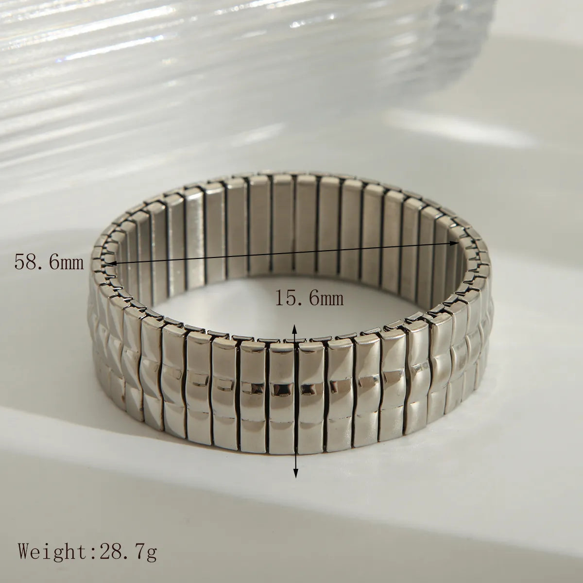 Casual Classic Style Commute Solid Color 304 Stainless Steel 18K Gold Plated Bangle In Bulk