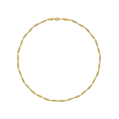 Casual Classic Style Solid Color Copper Plating 18k Gold Plated Necklace