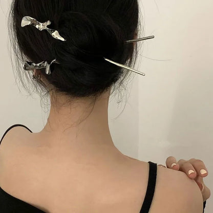 Casual Classical Simple Style Solid Color Alloy Hairpin