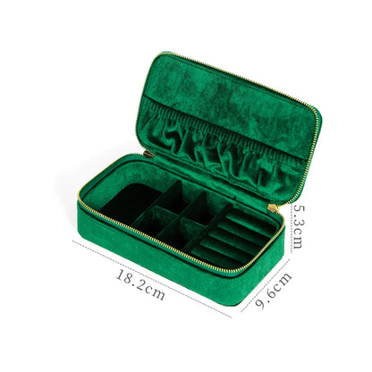 Casual Classical Vacation Solid Color Flannel Wholesale Jewelry Boxes