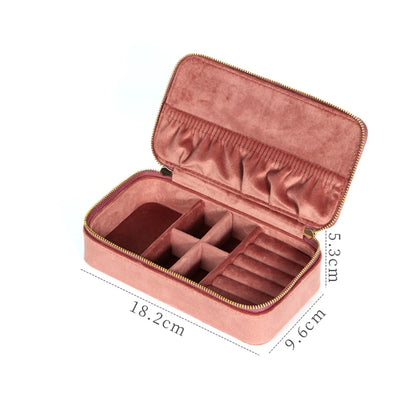 Casual Classical Vacation Solid Color Flannel Wholesale Jewelry Boxes