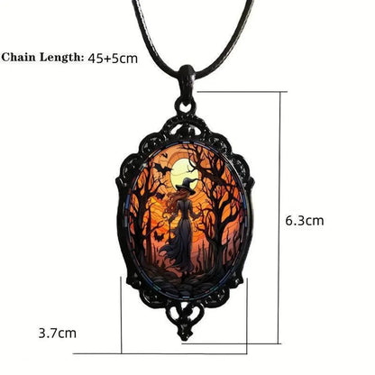 Casual Cool Style Crow Human Bat Alloy Leather Rope Wholesale Pendant Necklace