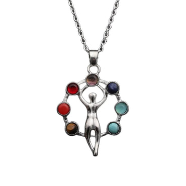 Casual Cool Style Hexagon Cross Moon Stainless Steel Plating Inlay Gem Pendant Necklace Long Necklace