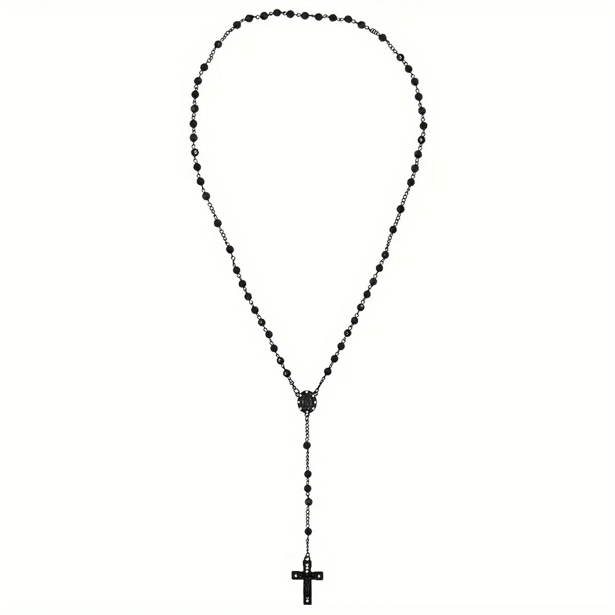 Casual Cross Alloy Women'S Long Necklace