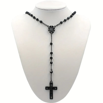 Casual Cross Alloy Women'S Long Necklace