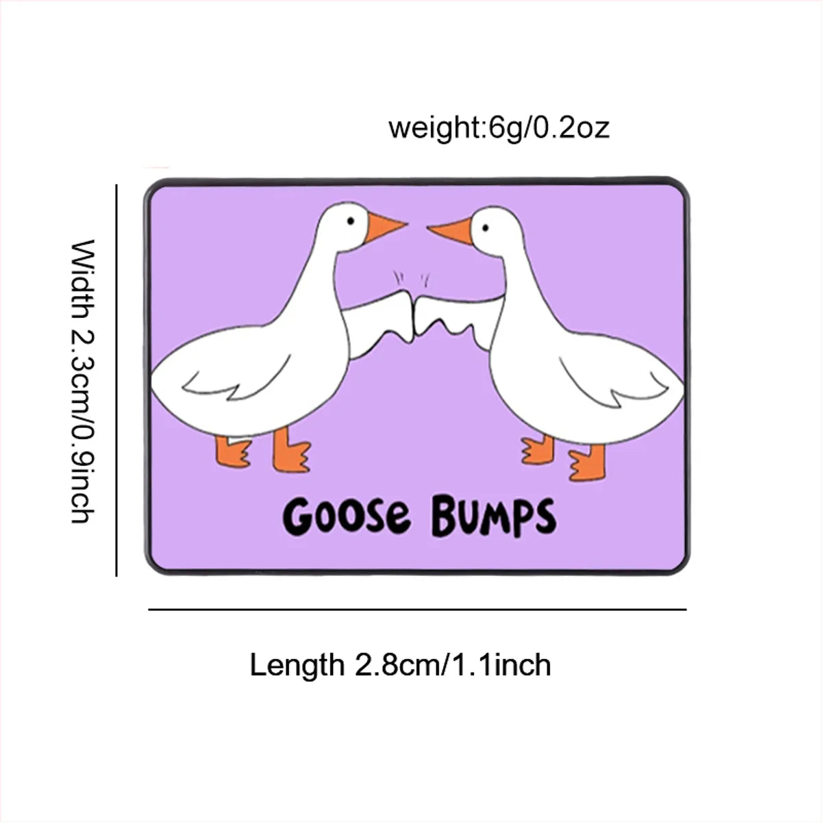 Casual Cute Cartoon Goose Alloy Women'S Brooches