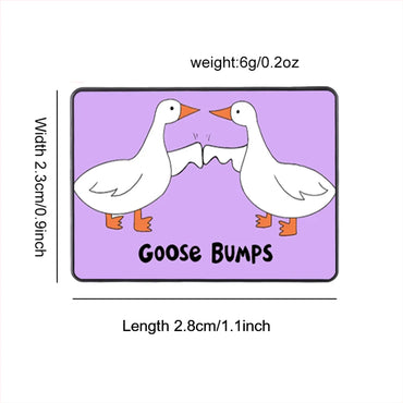 Casual Cute Cartoon Goose Alloy Women'S Brooches