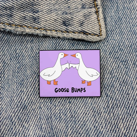 Casual Cute Cartoon Goose Alloy Women'S Brooches