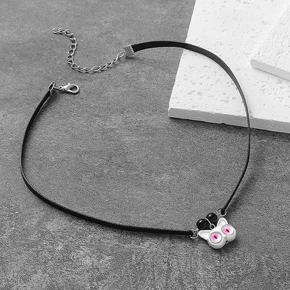 Casual Cute Cat Synthetic Resin Alloy Enamel Resin Women'S Pendant Necklace