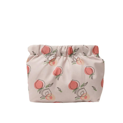 Casual Cute Flower Oxford Cloth Storage Bag Makeup Bags