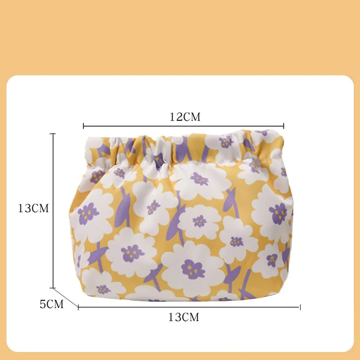 Casual Cute Flower Oxford Cloth Storage Bag Makeup Bags