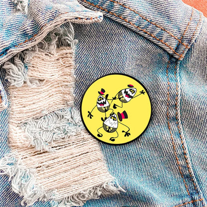 Casual Cute Modern Style Cartoon Alloy Printing Unisex Brooches