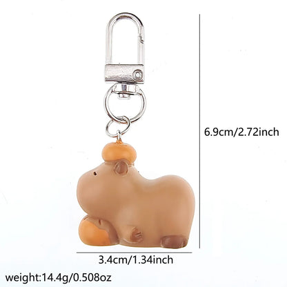 Casual Cute Simple Style Animal Alloy Resin Bag Pendant Keychain