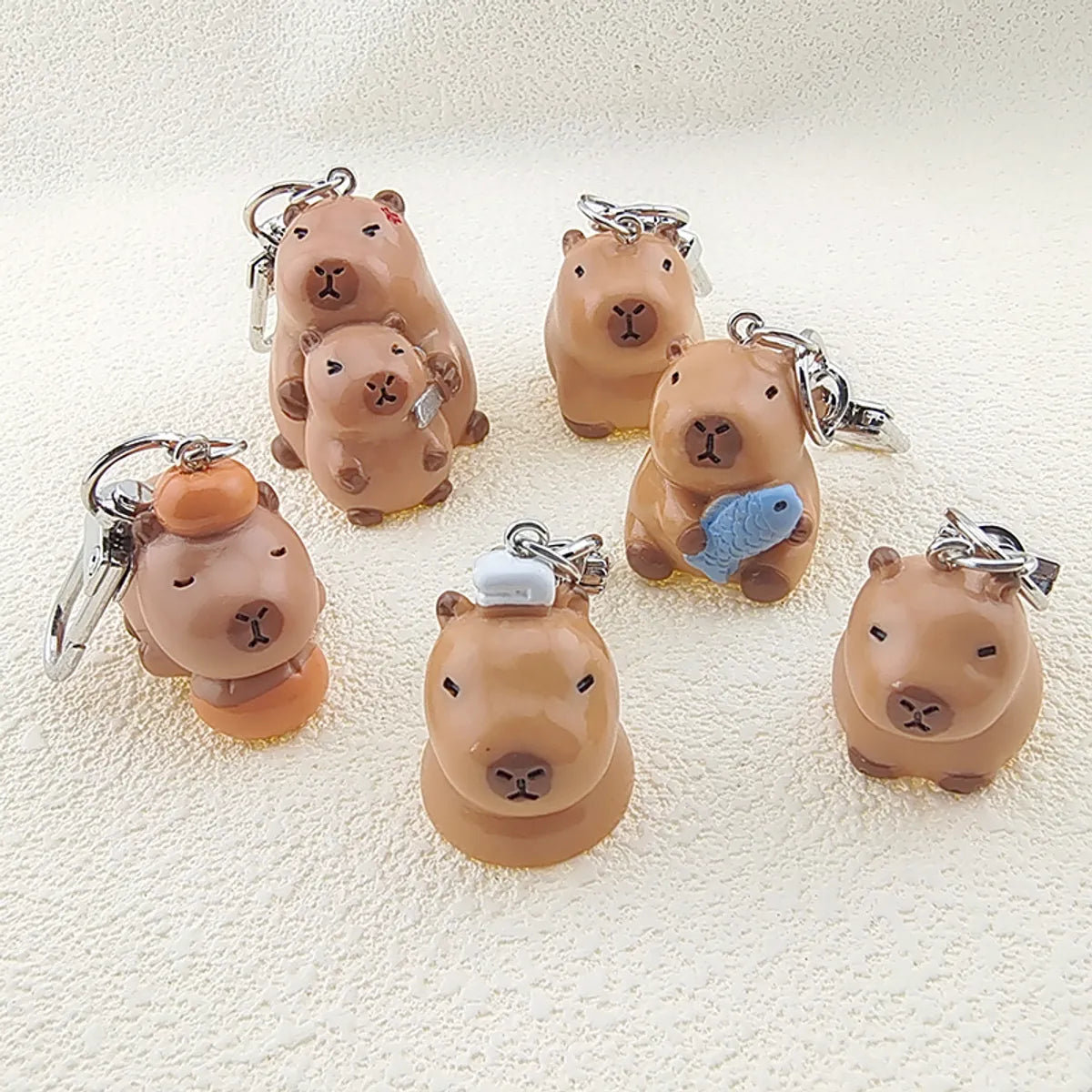 Casual Cute Simple Style Animal Alloy Resin Bag Pendant Keychain