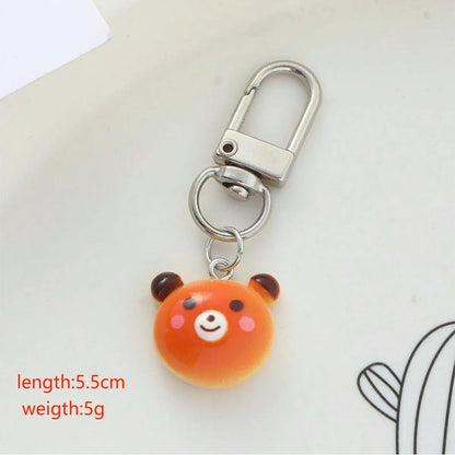 Casual Cute Simple Style Bear Alloy Resin Keychain