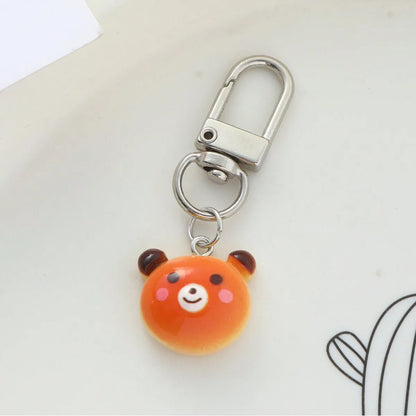 Casual Cute Simple Style Bear Alloy Resin Keychain