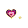 Casual Cute Simple Style Heart Shape Alloy Unisex Brooches