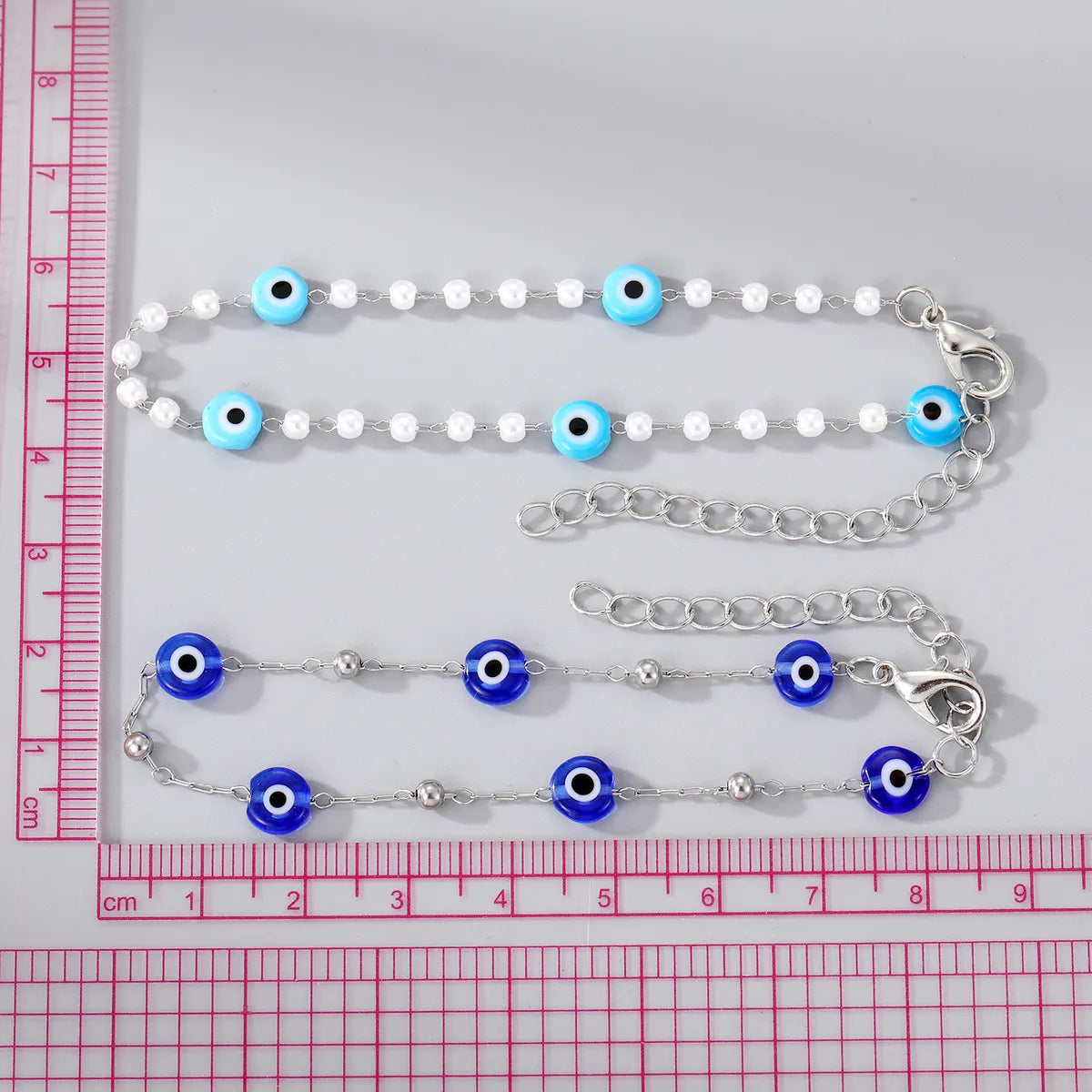 Casual Devil's Eye Resin Pearl Women's Bracelets