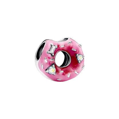 Casual Donuts Sterling Silver Wholesale Jewelry Accessories