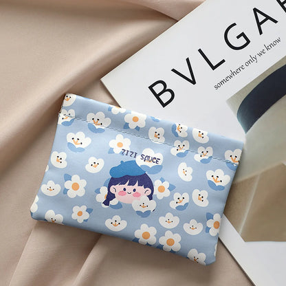 Casual Elegant Cartoon Pu Leather Square Makeup Bags