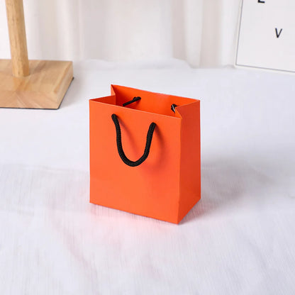 Casual Elegant Color Block Bow Knot Paper Jewelry Packaging Bags Jewelry Boxes