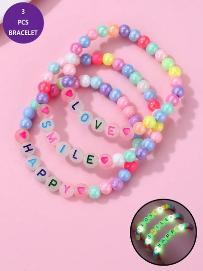 Casual Elegant Cute Letter Beaded Wholesale Bracelets