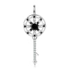 Casual Elegant Dreamcatcher Sterling Silver Zircon Pendant Necklace In Bulk