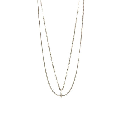 Casual Elegant Geometric Sterling Silver Necklace