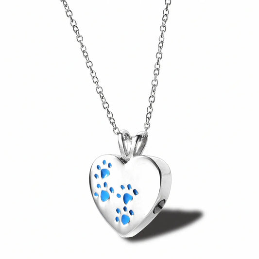 Casual Elegant Simple Style Heart Shape Titanium Steel Epoxy Pendant Necklace