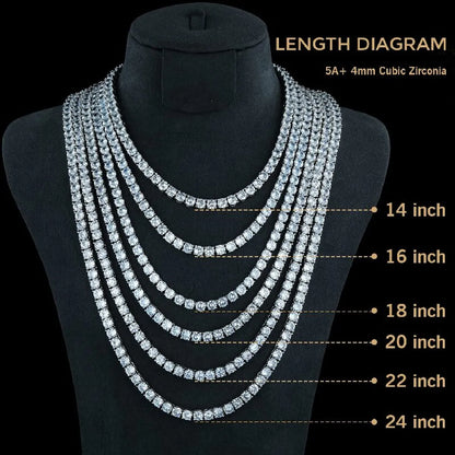 Casual Elegant Solid Color Copper Brass 18k Gold Plated White Gold Plated Zircon Long Necklace In Bulk