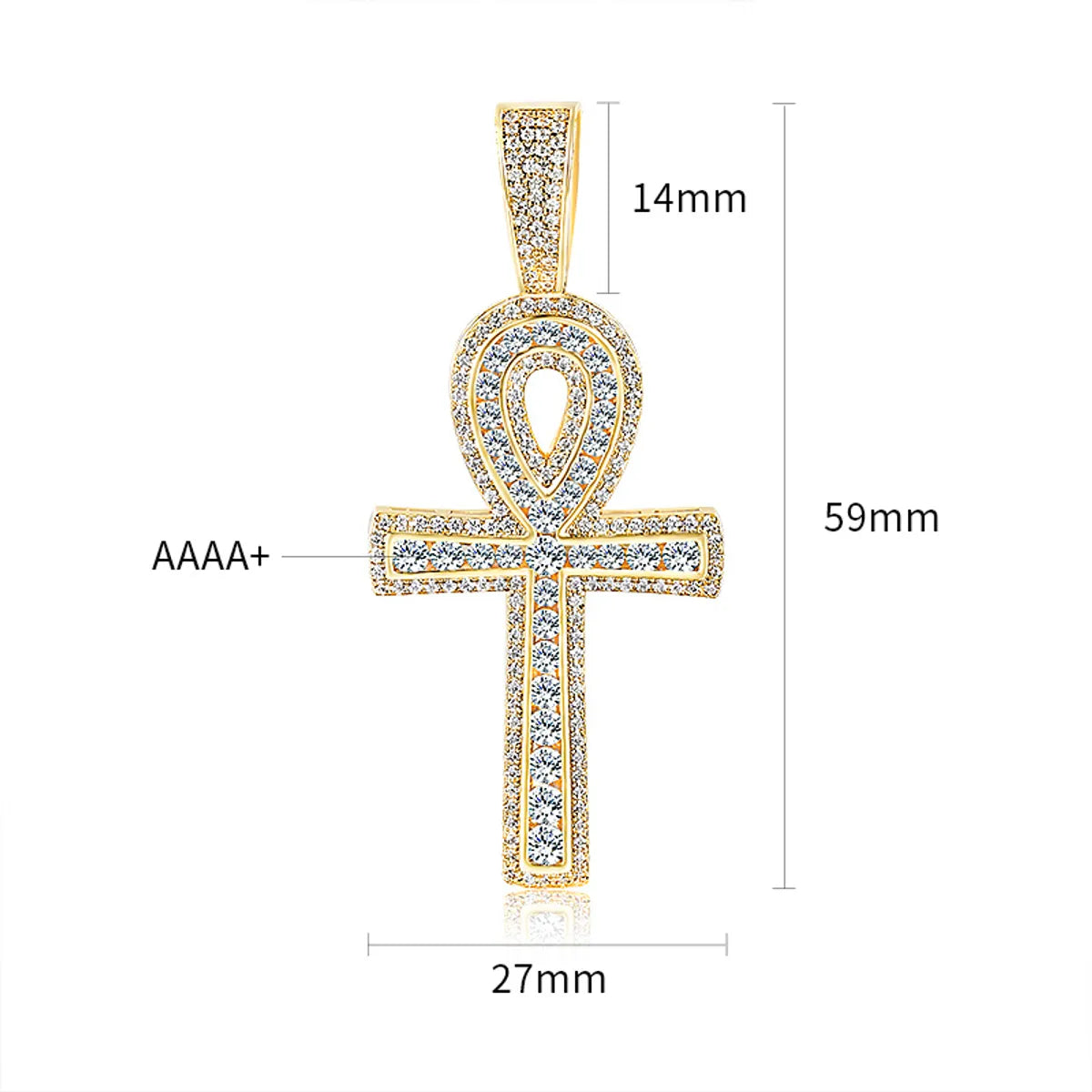 Casual Elegant Solid Color Copper Brass Plating Inlay Zircon 18K Gold Plated Women's Long Necklace