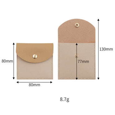 Casual Elegant Solid Color Microfiber Jewelry Packaging Bags