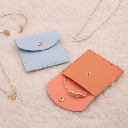 Casual Elegant Solid Color Microfiber Jewelry Packaging Bags