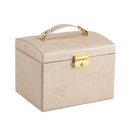 Casual Elegant Solid Color Pu Leather Jewelry Boxes