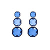 1 Pair Casual Elegant Sweet Round Plating Inlay Alloy Rhinestones Gold Plated Drop Earrings