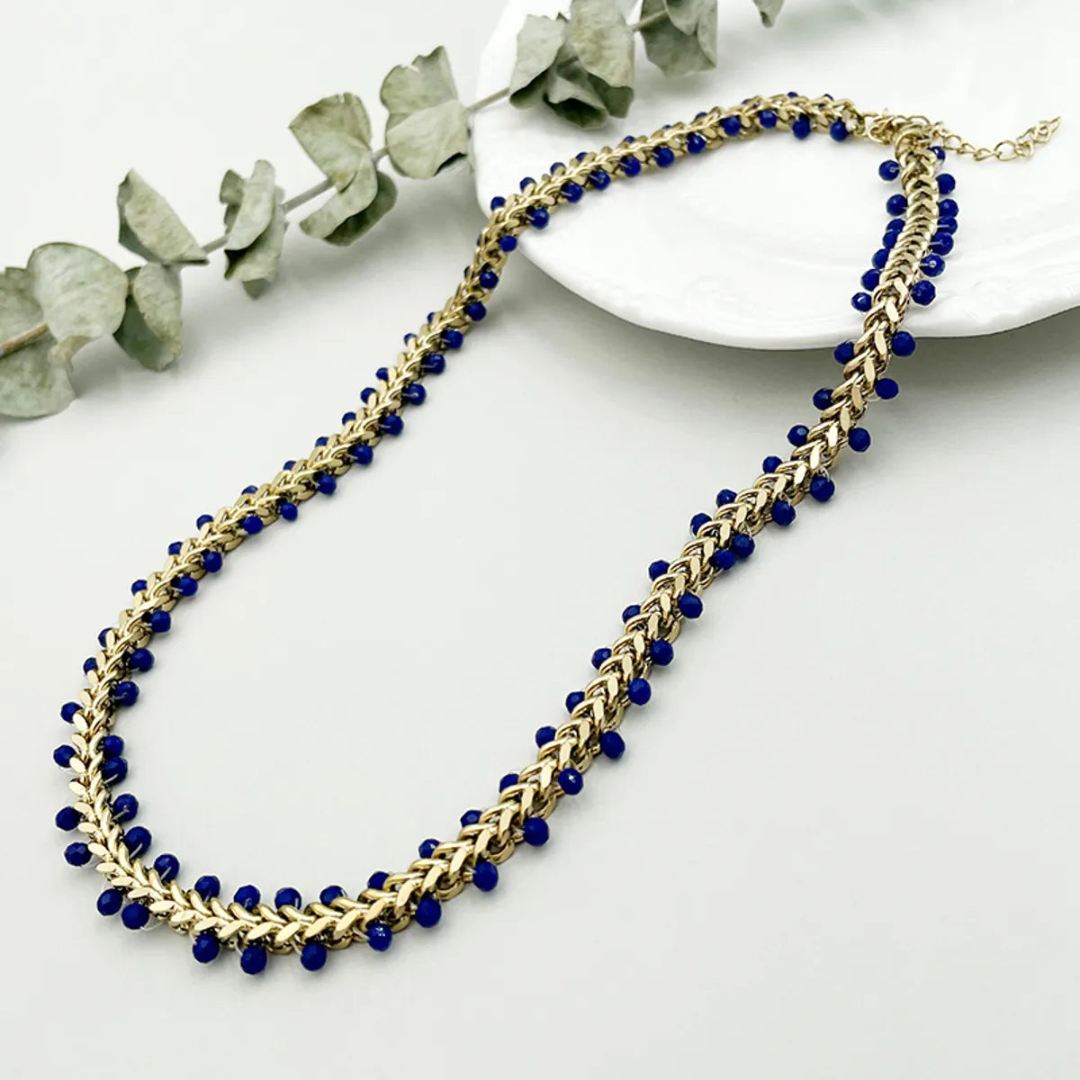 Casual Elegant Sweet Solid Color Stainless Steel Plating Gold Plated Necklace