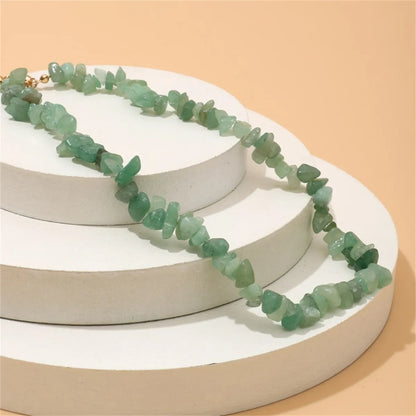 Casual Ethnic Style Solid Color Gravel Bracelets In Bulk