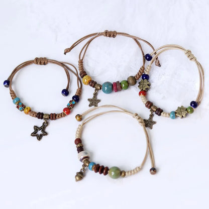 Casual Ethnic Style Star Ceramics Wholesale Bracelets