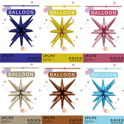 Casual Explosion Star Aluminum Film Party Festival Balloons