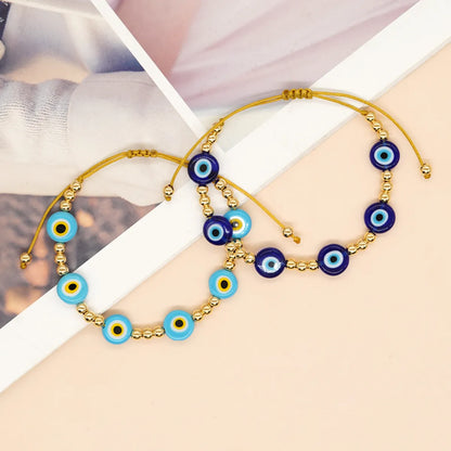 Casual Eye Artificial Crystal Glass Wholesale Bracelets