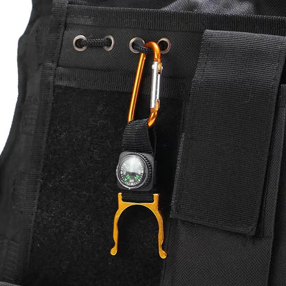 Casual Fitness Punk Solid Color Alloy Buckle Unisex Carabiner 1 Piece