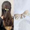 Casual Flower Alloy Pearl Plating Hair Clip