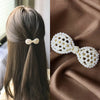 Casual Flower Alloy Pearl Plating Hair Clip