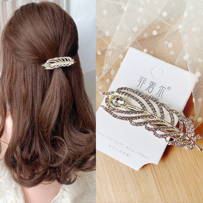 Casual Flower Alloy Pearl Plating Hair Clip