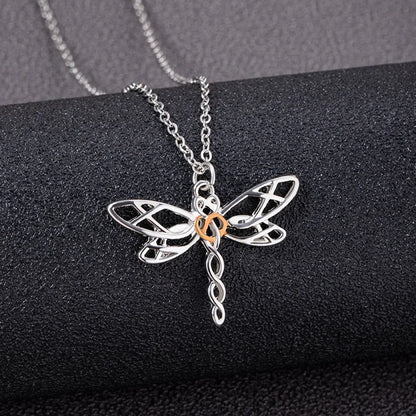 Casual French Style Dragonfly Alloy Wholesale Pendant Necklace