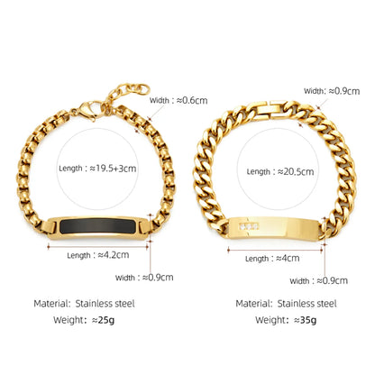 Casual Geometric 304 Stainless Steel Inlay Artificial Rhinestones 18K Gold Plated Women'S Bracelets