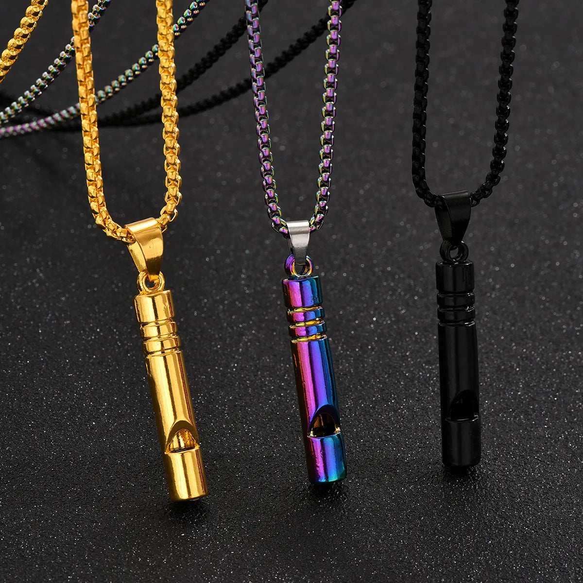 Casual Geometric Alloy Plating Unisex Pendant Necklace