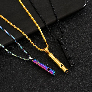 Casual Geometric Alloy Plating Unisex Pendant Necklace