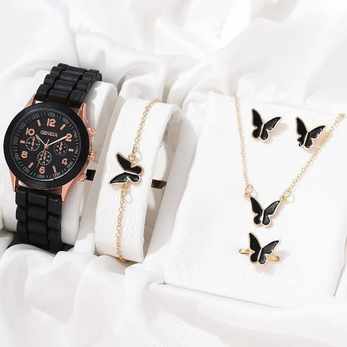 Casual Geometric Buckle Quartz Women'S Watches