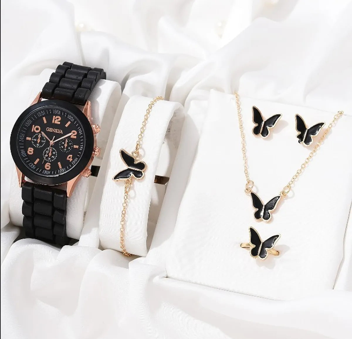 Casual Geometric Buckle Quartz Women'S Watches